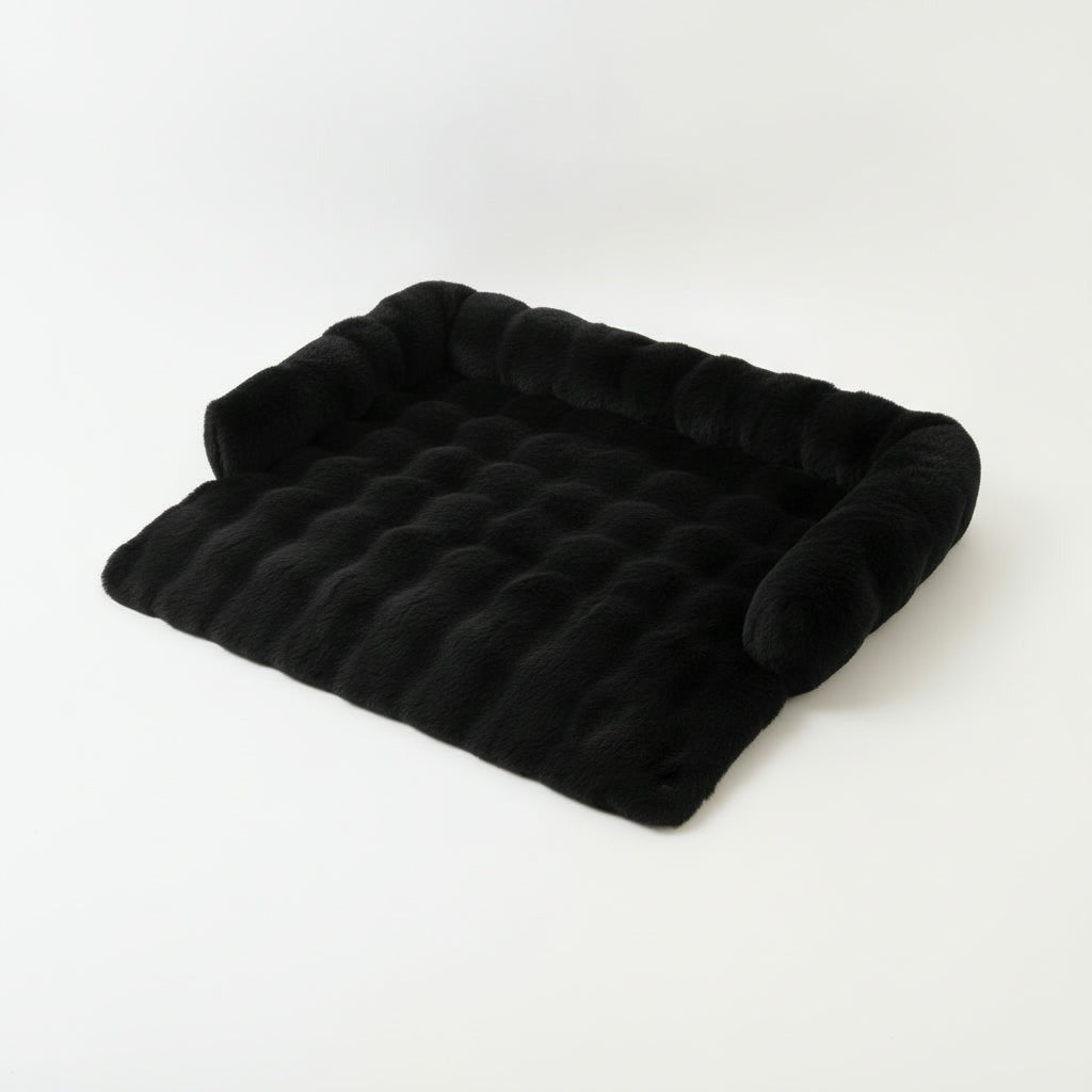 Couverture Velours coloris noir