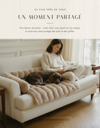 Un moment partagé sur le canapé avec son chien