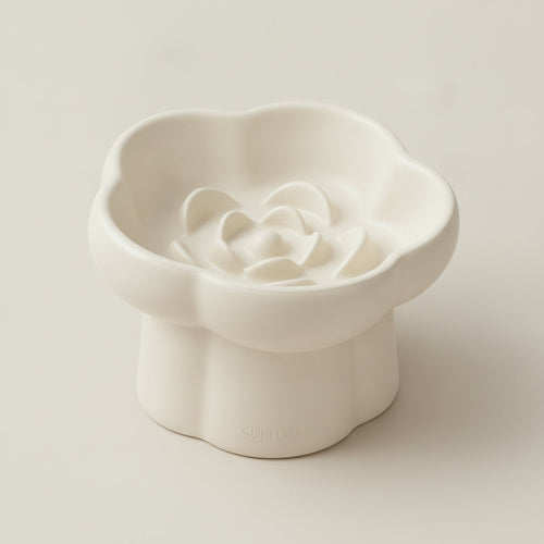 Gamelle Fleur crème