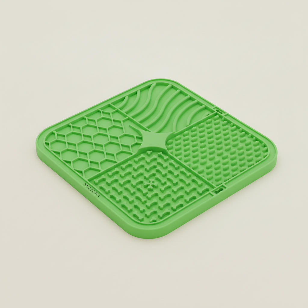 Tapis de léchage vert