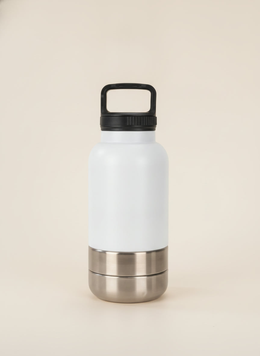 Gourde-gamelle Nomade blanche